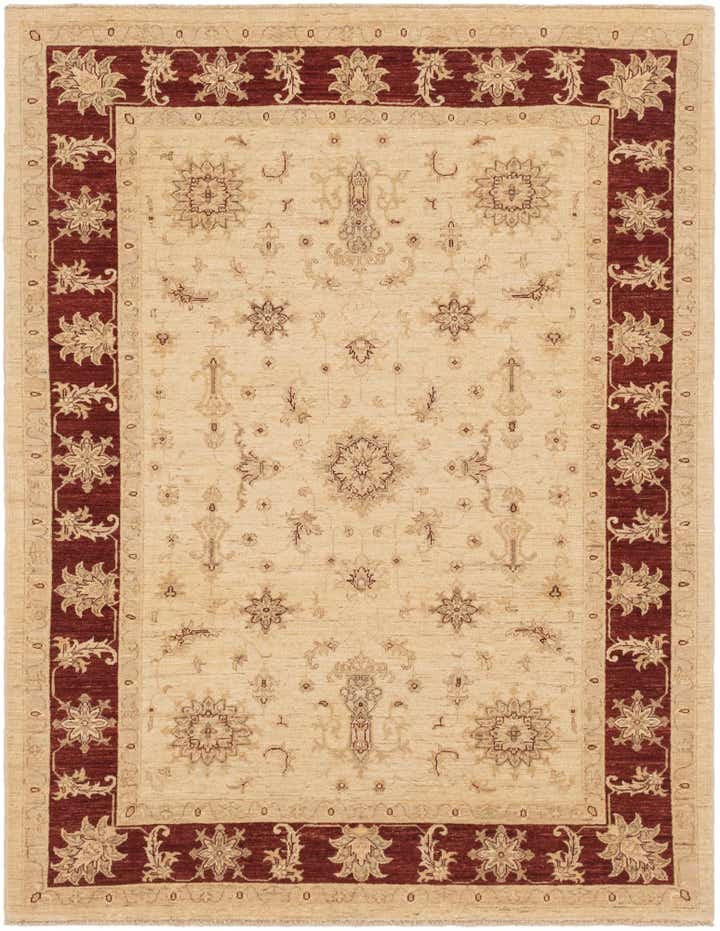 5' 8 x 7' 3 Hand Knotted Peshawar Ziegler Rug
