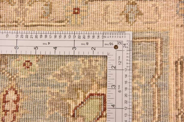 5' 8 x 8' 2 Hand Knotted Peshawar Ziegler Rug