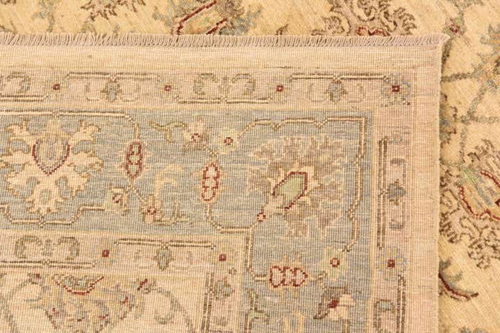 5' 8 x 8' 2 Hand Knotted Peshawar Ziegler Rug