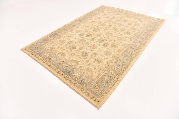 Detail image of 5' 8 x 8' 2 Hand Knotted Peshawar Ziegler Rug