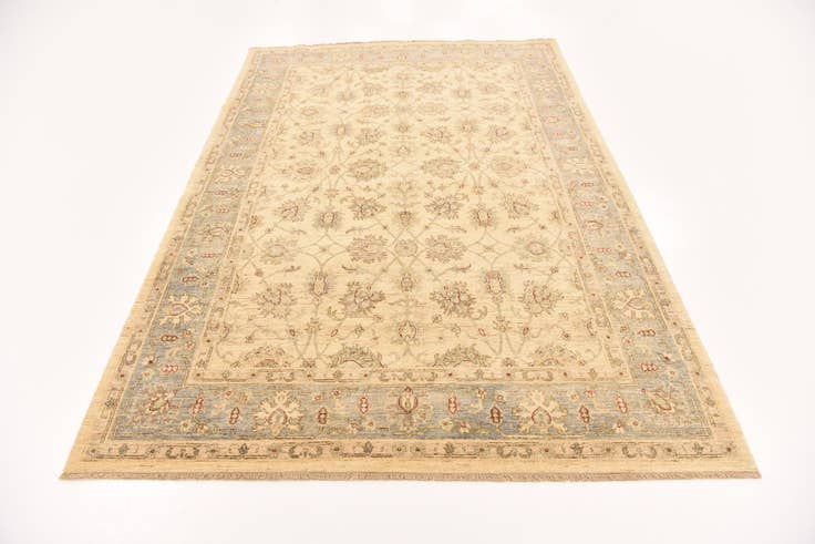 Detail image of 5' 8 x 8' 2 Hand Knotted Peshawar Ziegler Rug