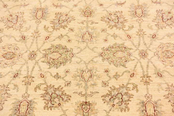 5' 8 x 8' 2 Hand Knotted Peshawar Ziegler Rug