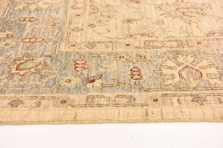 5' 8 x 8' 2 Hand Knotted Peshawar Ziegler Rug