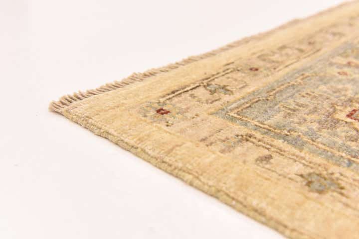 5' 8 x 8' 2 Hand Knotted Peshawar Ziegler Rug