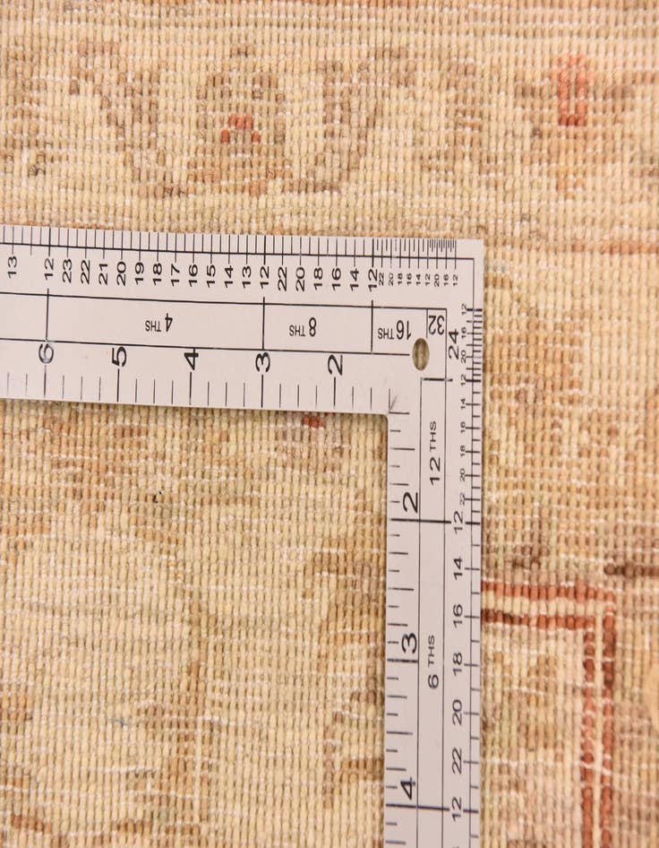 Detail image of 5' 8 x 7' 8  Hand Knotted Peshawar Ziegler Rug