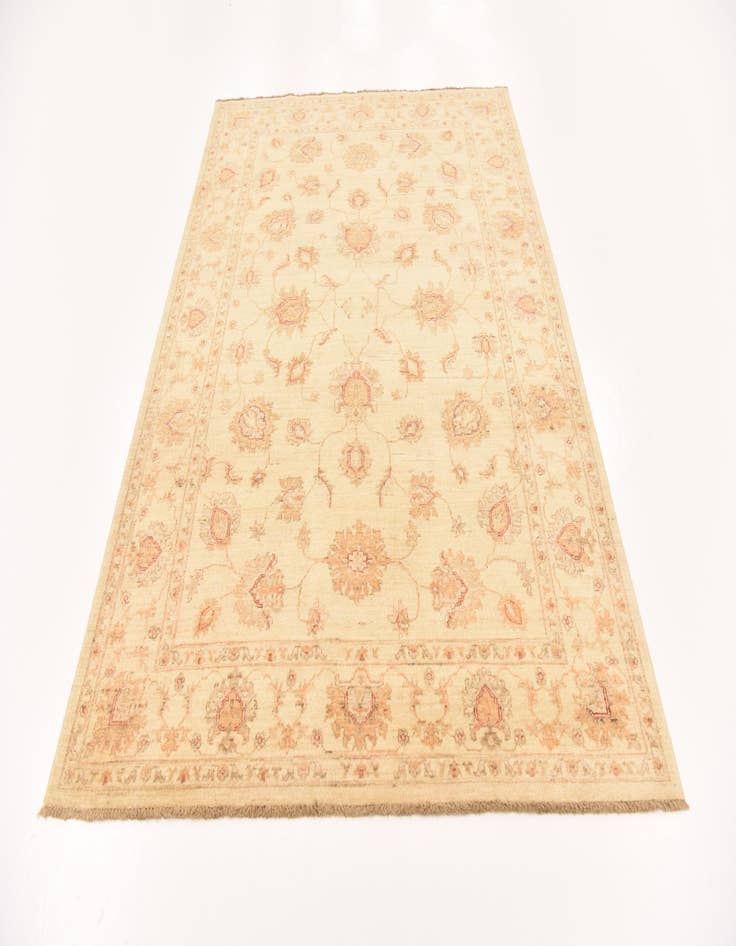 Detail image of 5' 8 x 7' 8  Hand Knotted Peshawar Ziegler Rug