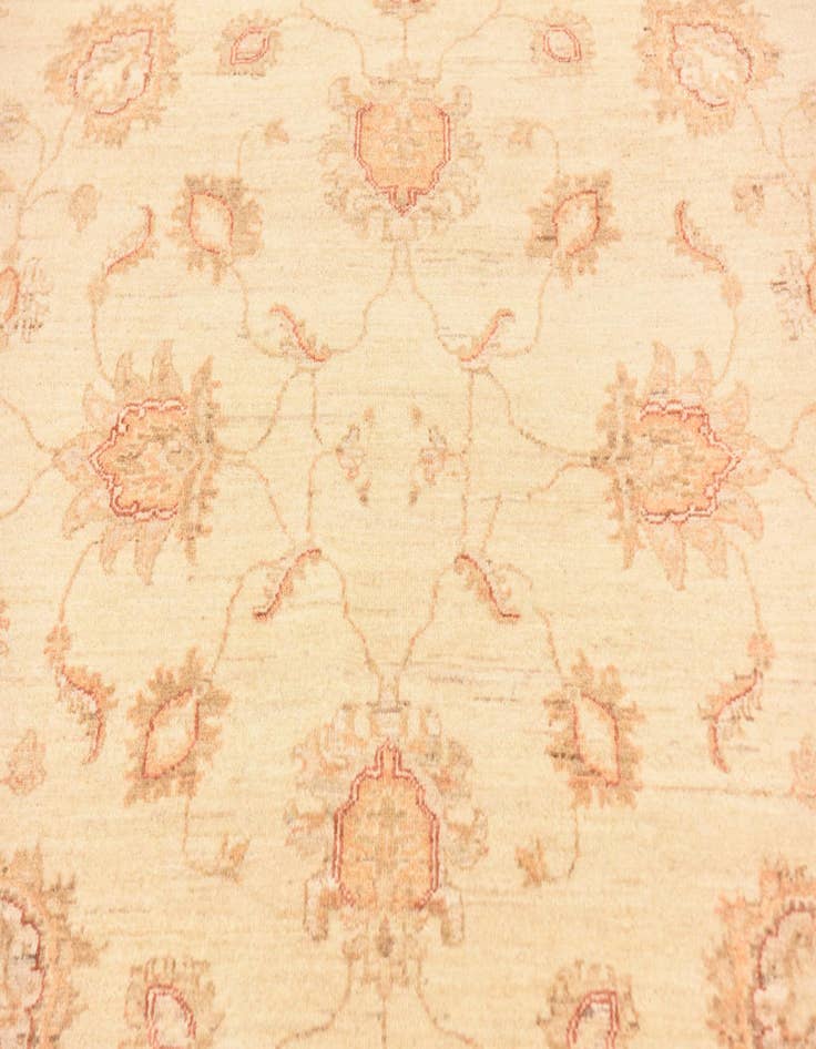 Detail image of 5' 8 x 7' 8  Hand Knotted Peshawar Ziegler Rug