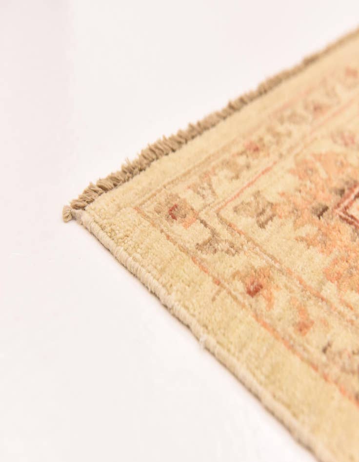 Detail image of 5' 8 x 7' 8  Hand Knotted Peshawar Ziegler Rug