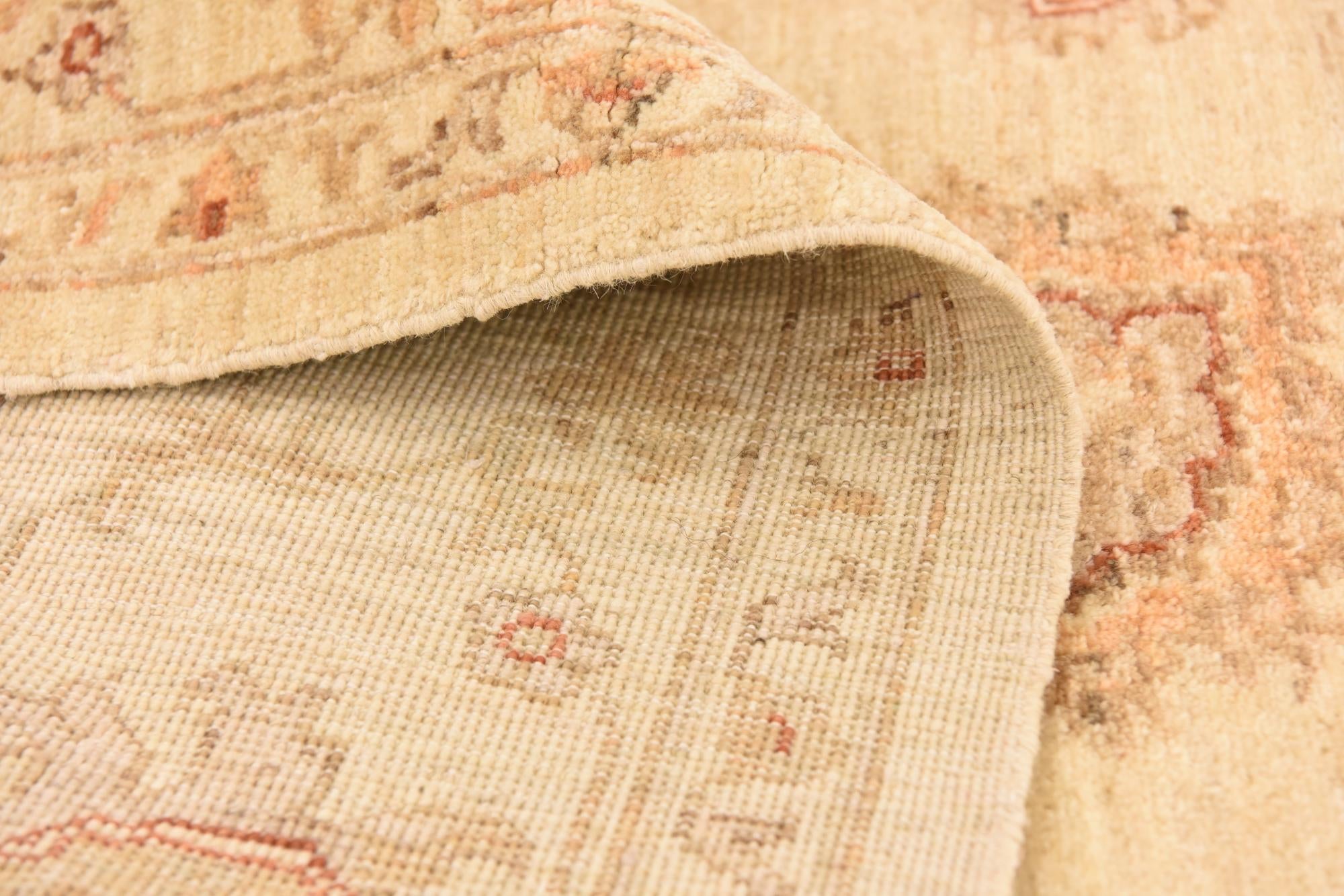 5' 8 x 7' 8 Hand Knotted Peshawar Ziegler Rug