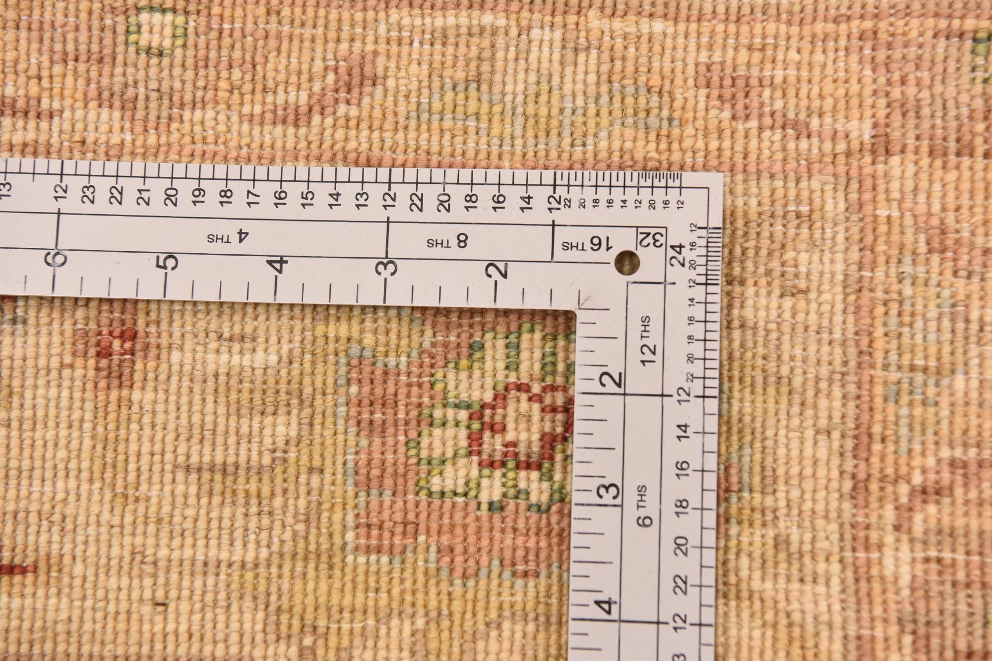 5' x 6' 6 Hand Knotted Peshawar Ziegler Rug