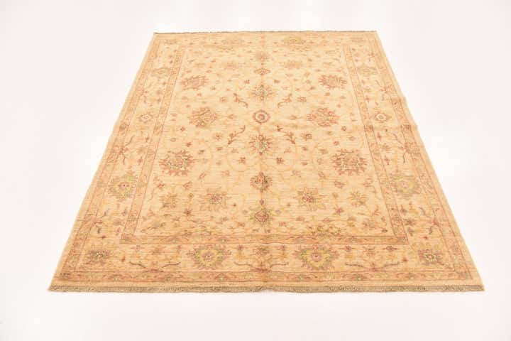 150cm x 200cm anudado a mano Peshawar Ziegler Alfombra