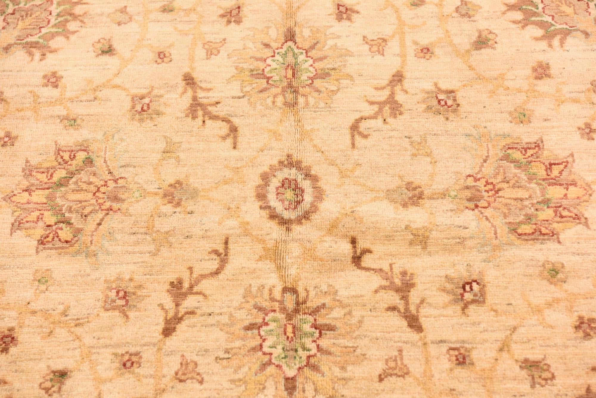 5' x 6' 6 Hand Knotted Peshawar Ziegler Rug