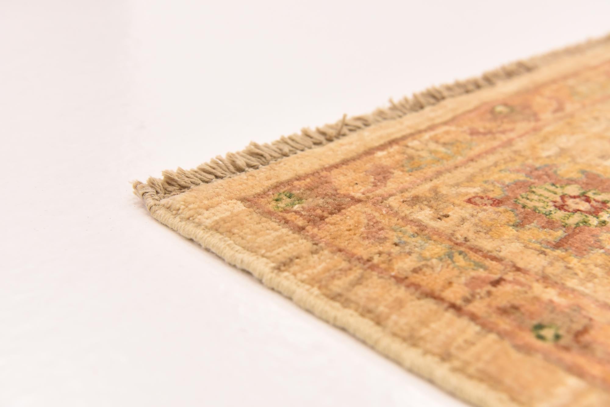 5' x 6' 6 Hand Knotted Peshawar Ziegler Rug