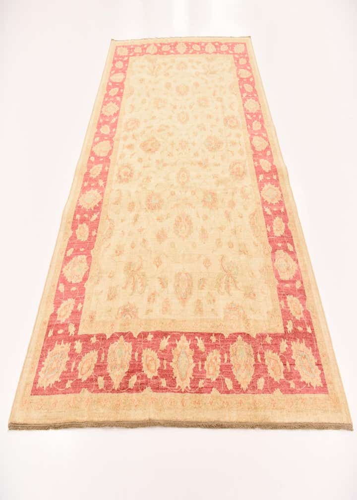 6' 8 x 9' 9 Hand Knotted Peshawar Ziegler Rug