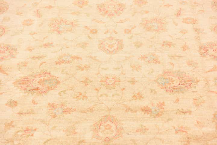 6' 8 x 9' 9 Hand Knotted Peshawar Ziegler Rug