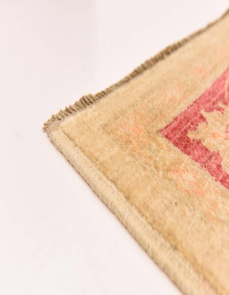 Detail image of 6' 8 x 9' 9  Hand Knotted Peshawar Ziegler Rug