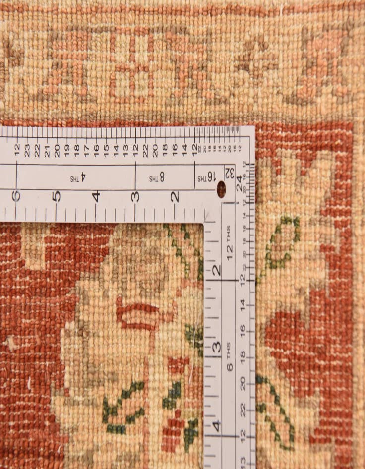 Detail image of 5' 2 x 6' 9  Hand Knotted Peshawar Ziegler Rug