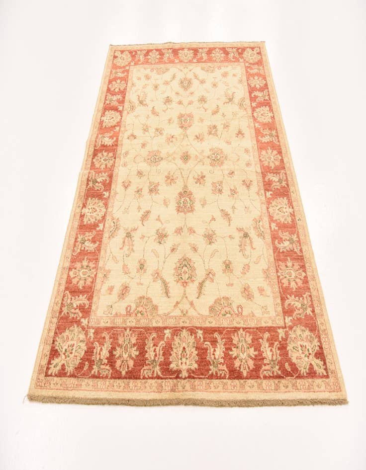 Detail image of 5' 2 x 6' 9  Hand Knotted Peshawar Ziegler Rug