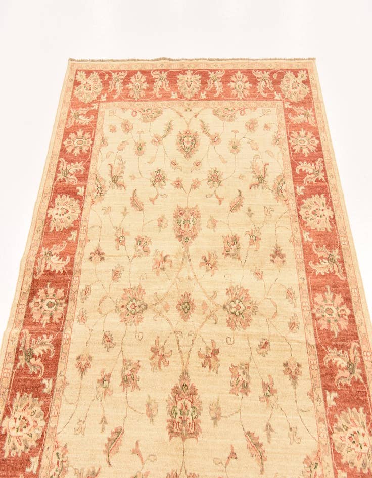 Detail image of 5' 2 x 6' 9  Hand Knotted Peshawar Ziegler Rug