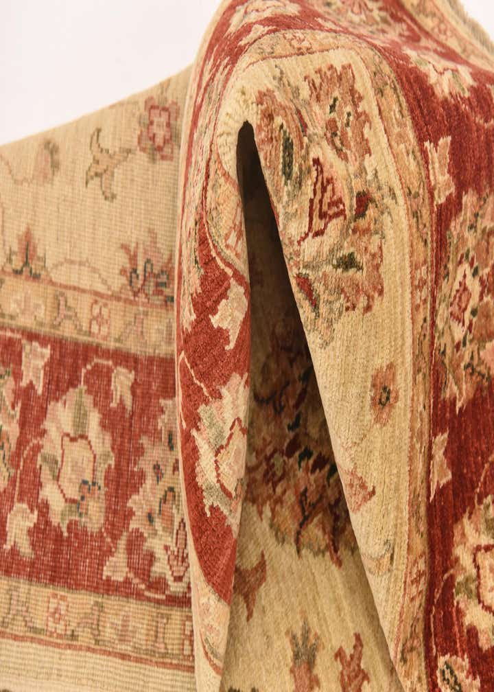 5' x 7' Hand Knotted Peshawar Ziegler Rug