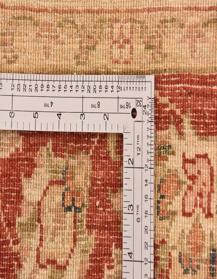Detail image of 5' x 7'  Hand Knotted Peshawar Ziegler Rug