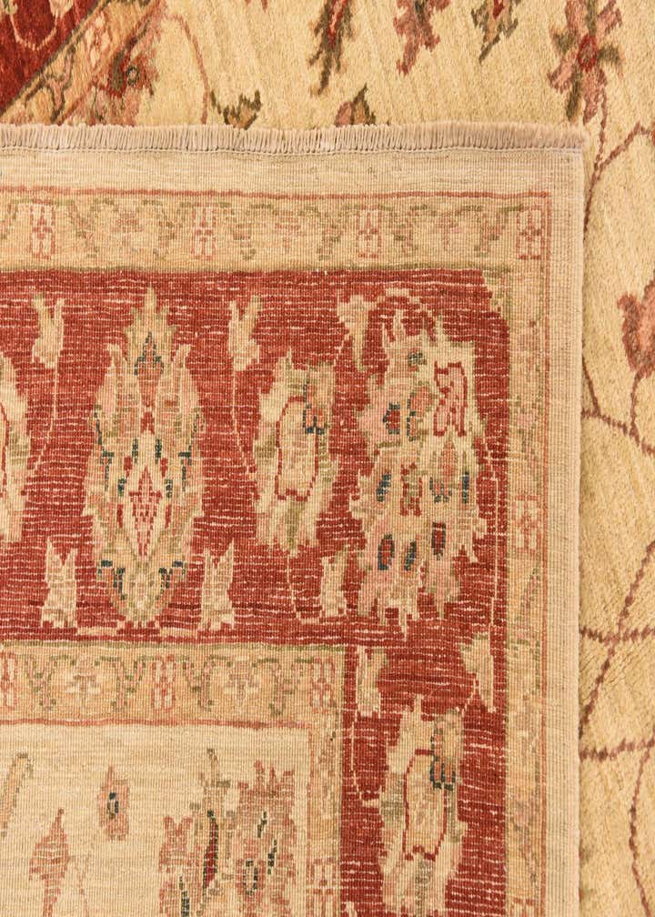 5' x 7' Hand Knotted Peshawar Ziegler Rug