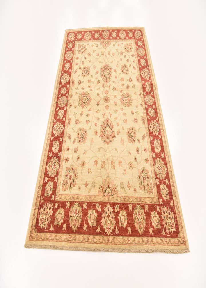 5' x 7' Hand Knotted Peshawar Ziegler Rug