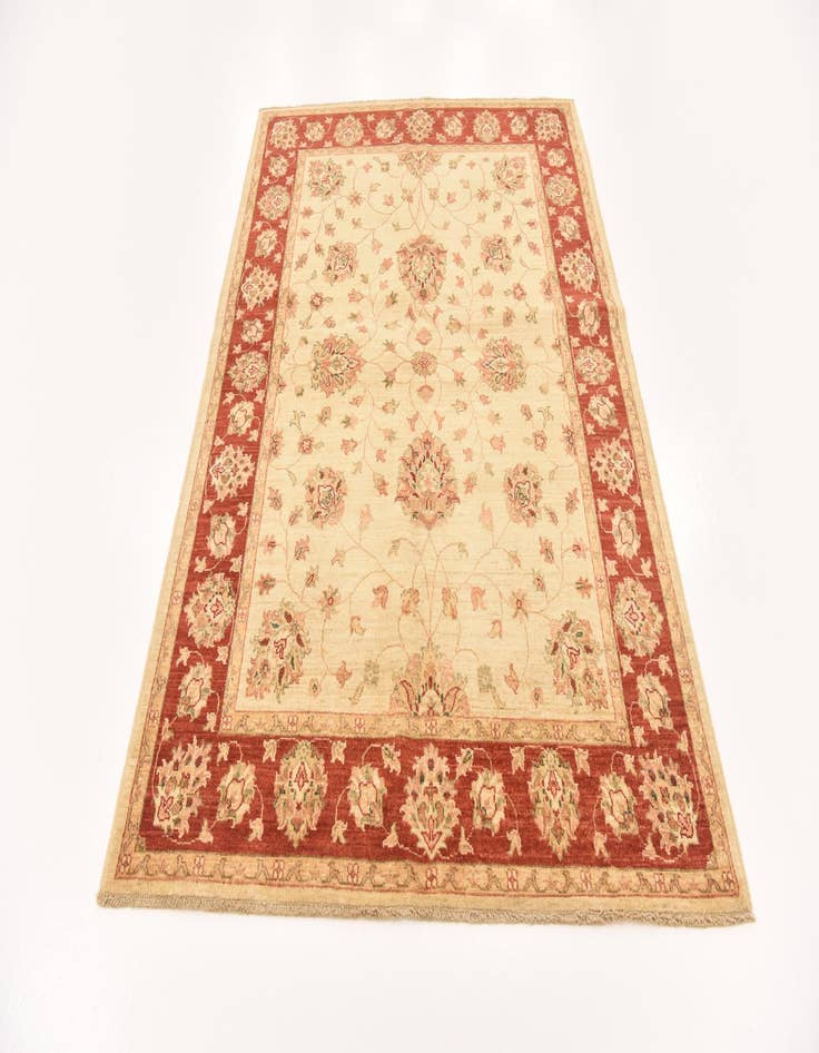 Detail image of 5' x 7' Hand Knotted Peshawar Ziegler Rug