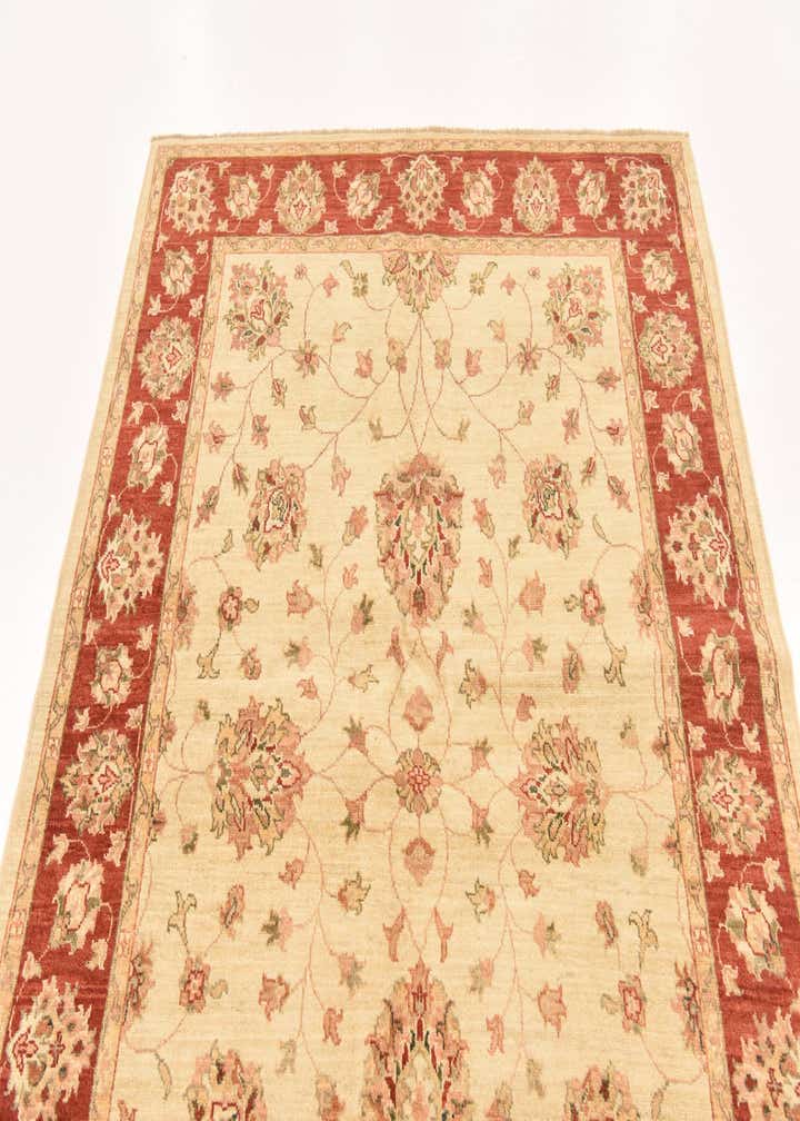 5' x 7' Hand Knotted Peshawar Ziegler Rug