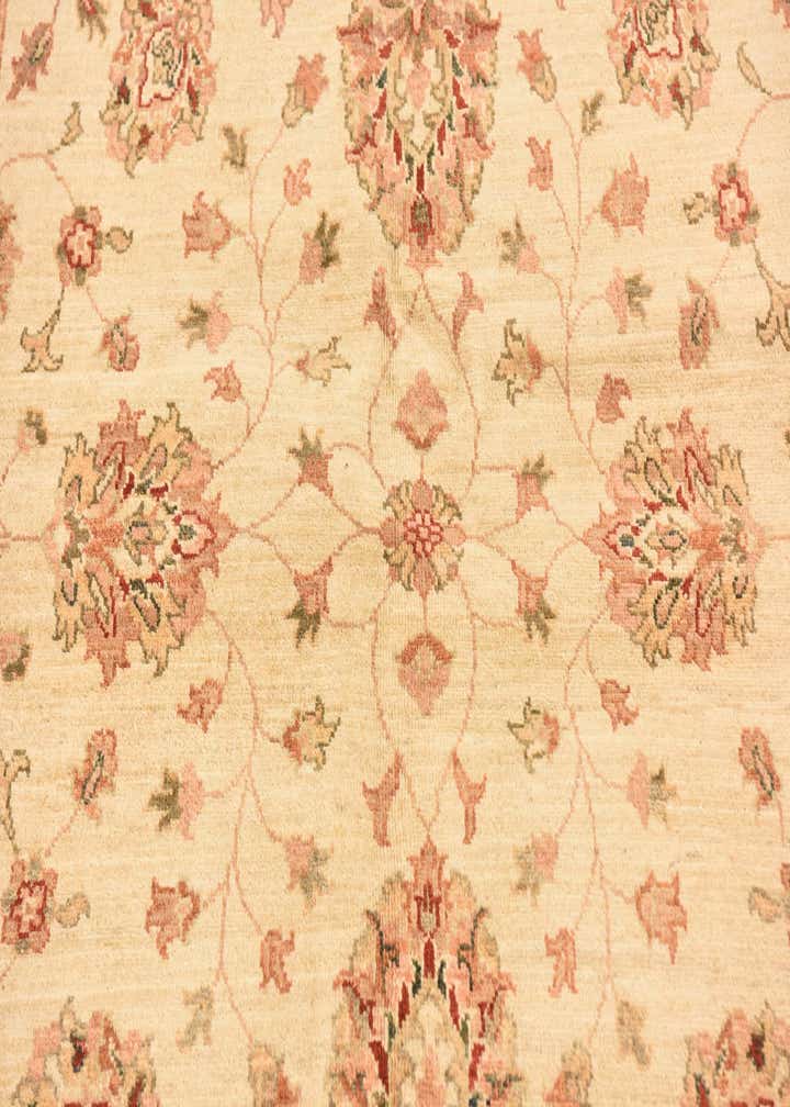 5' x 7' Hand Knotted Peshawar Ziegler Rug