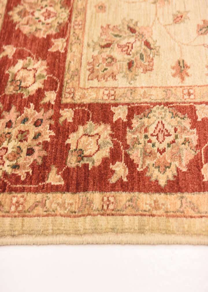 5' x 7' Hand Knotted Peshawar Ziegler Rug