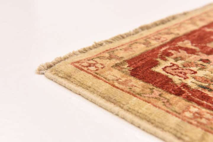 5' x 7' Hand Knotted Peshawar Ziegler Rug