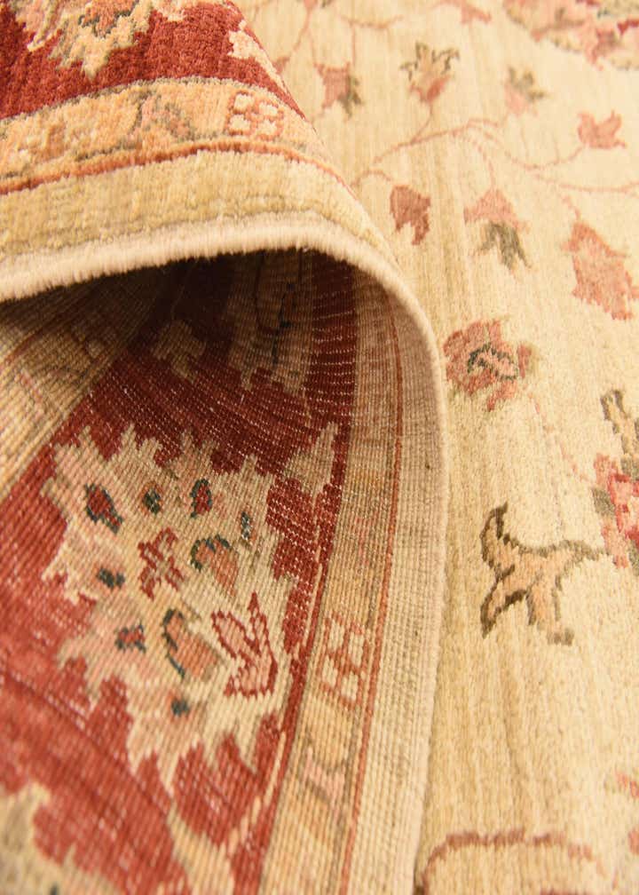 5' x 7' Hand Knotted Peshawar Ziegler Rug