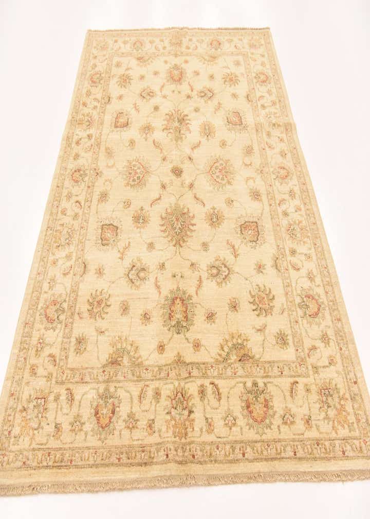 4' 10 x 6' 3 Hand Knotted Peshawar Ziegler Rug