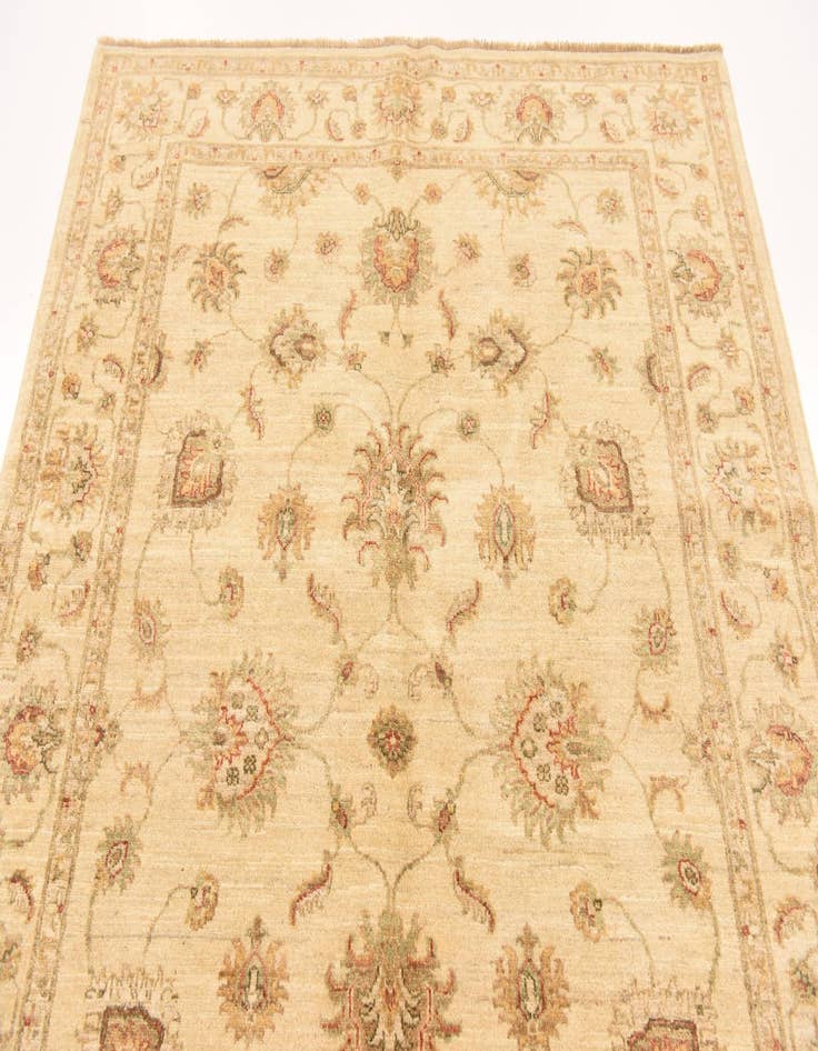 Detail image of 4' 10 x 6' 3 Hand Knotted Peshawar Ziegler Rug