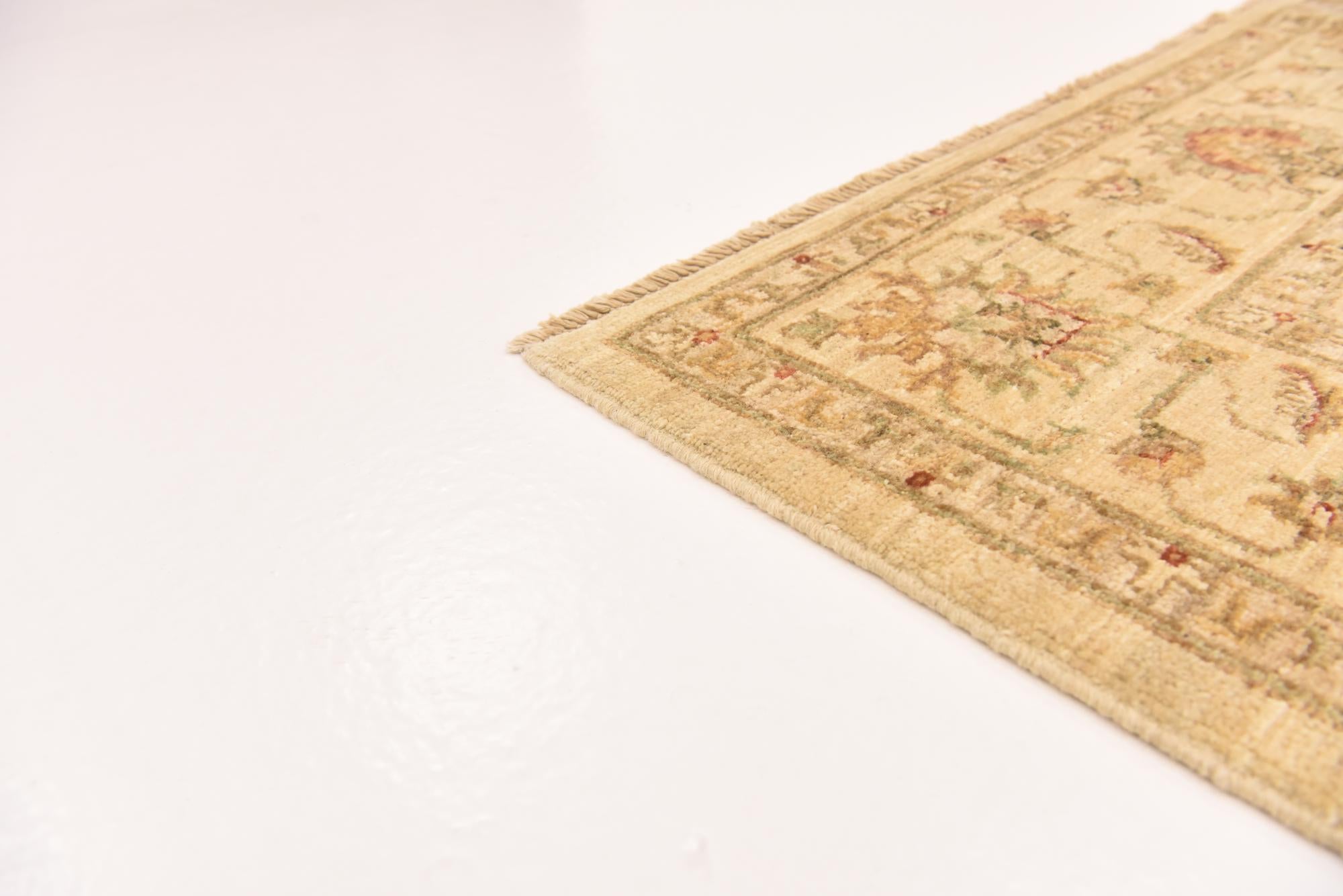 4' 10 x 6' 3 Hand Knotted Peshawar Ziegler Rug