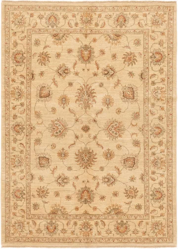 4' 10 x 6' 3 Hand Knotted Peshawar Ziegler Rug