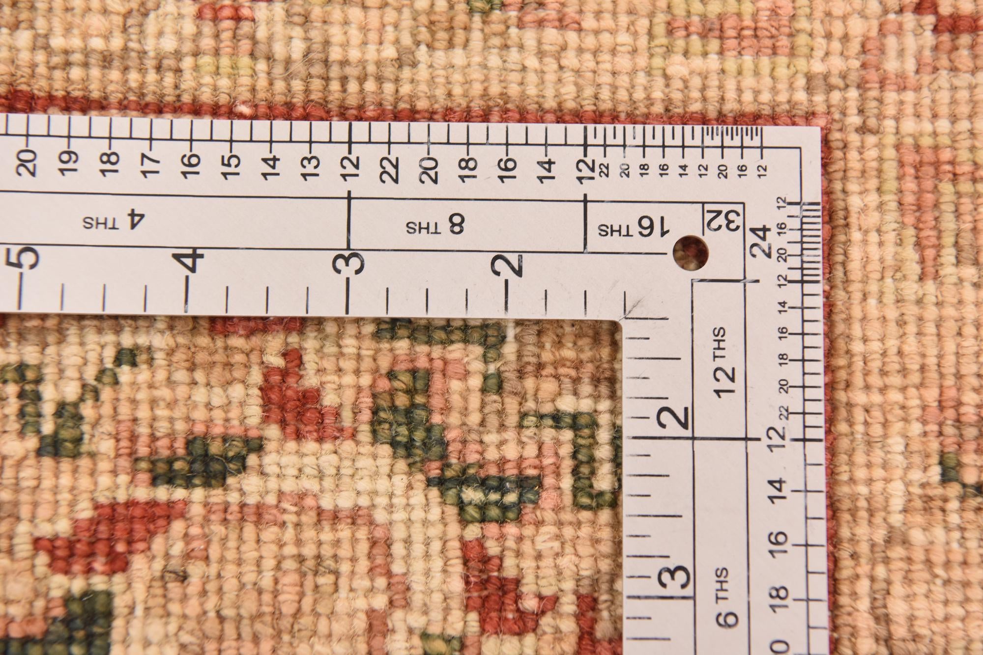5' 3 x 6' 6 Hand Knotted Peshawar Ziegler Rug