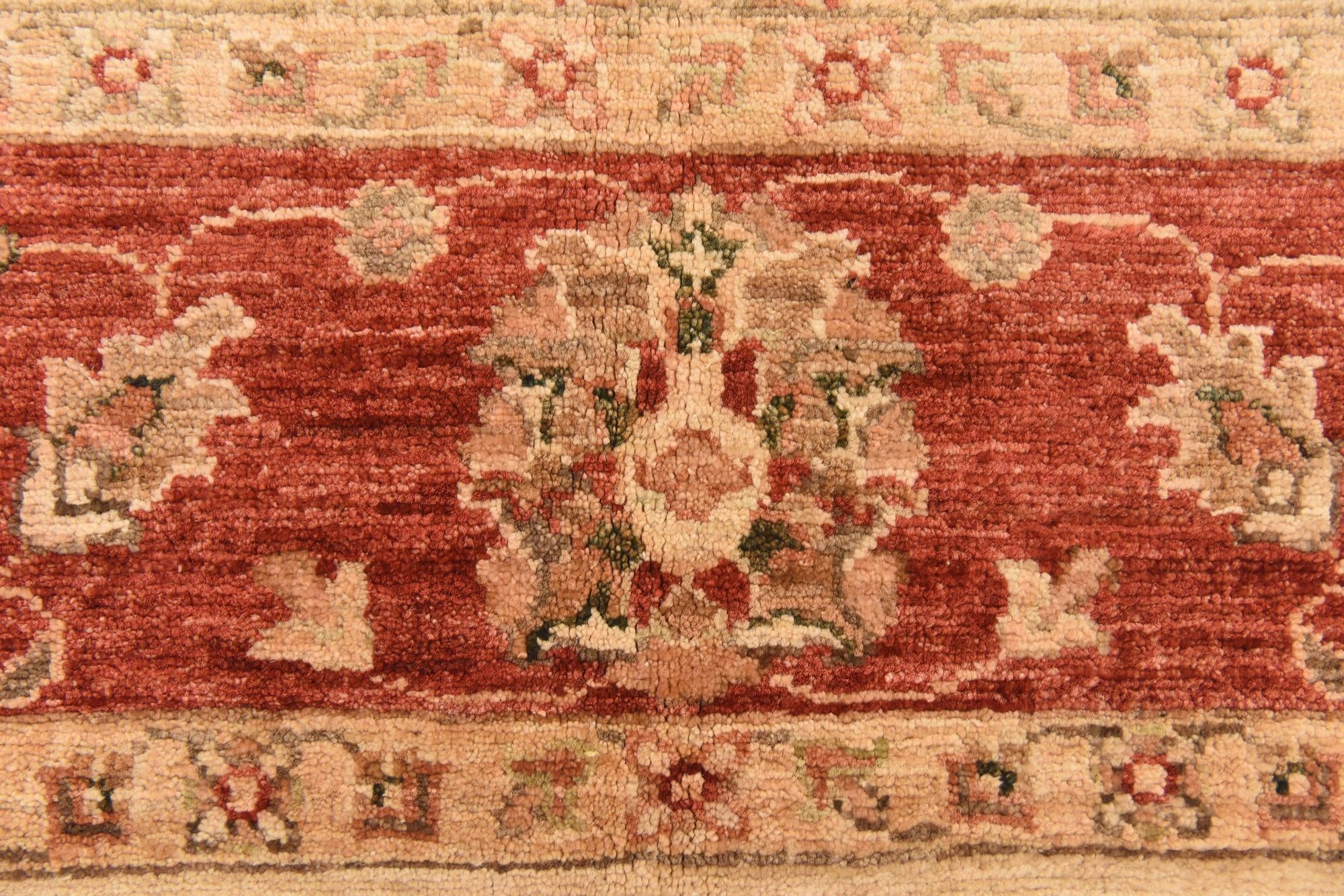 5' 3 x 6' 6 Hand Knotted Peshawar Ziegler Rug