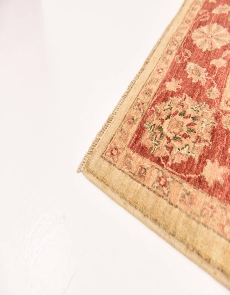 Detail image of 5' 3 x 6' 6  Hand Knotted Peshawar Ziegler Rug