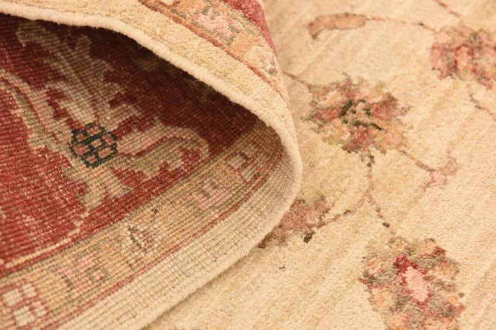 5' x 6' 7 Hand Knotted Peshawar Ziegler Rug