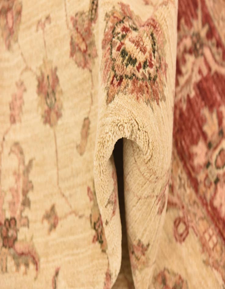 Detail image of 5' x 6' 7  Hand Knotted Peshawar Ziegler Rug
