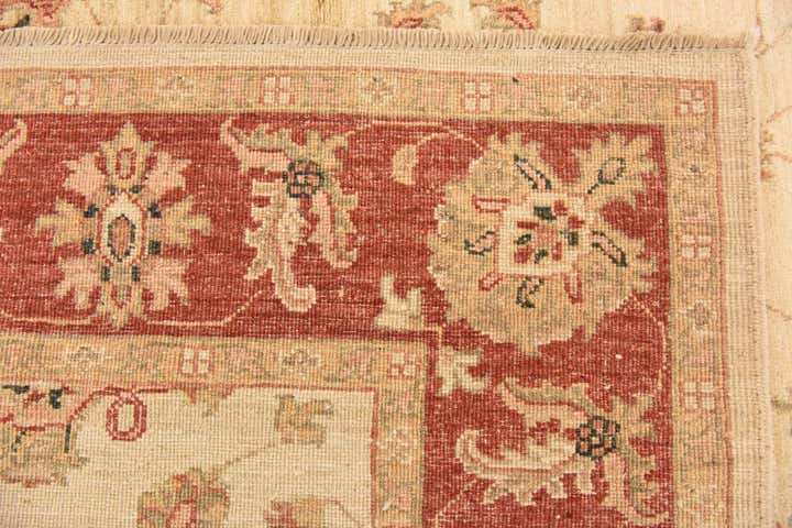 5' x 6' 7 Hand Knotted Peshawar Ziegler Rug