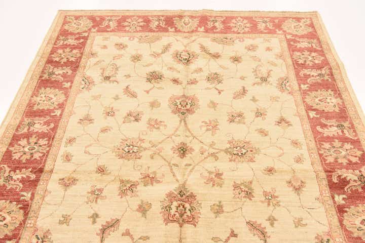 5' x 6' 7 Hand Knotted Peshawar Ziegler Rug