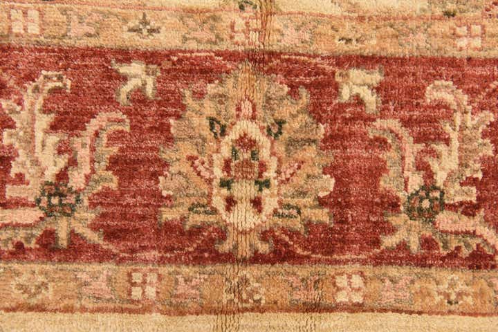 5' x 6' 7 Hand Knotted Peshawar Ziegler Rug