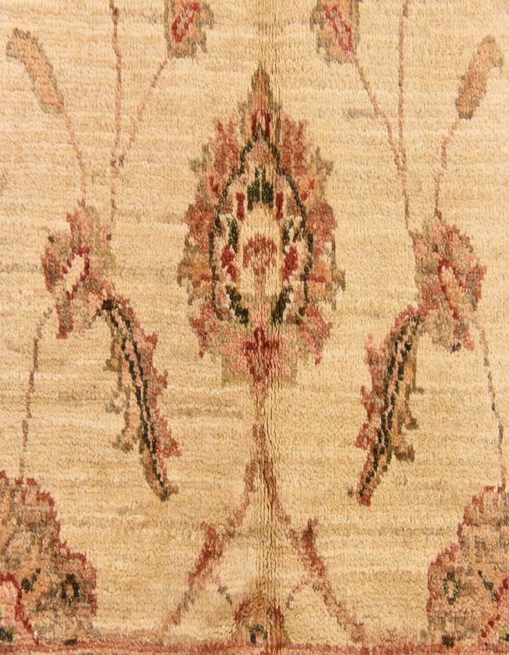 Detail image of 5' x 6' 7  Hand Knotted Peshawar Ziegler Rug
