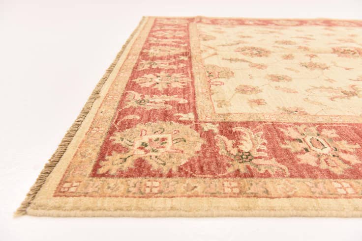 Detail image of 5' x 6' 7 Hand Knotted Peshawar Ziegler Rug