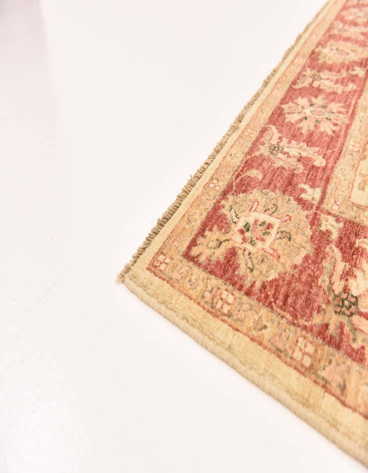 Detail image of 5' x 6' 7  Hand Knotted Peshawar Ziegler Rug