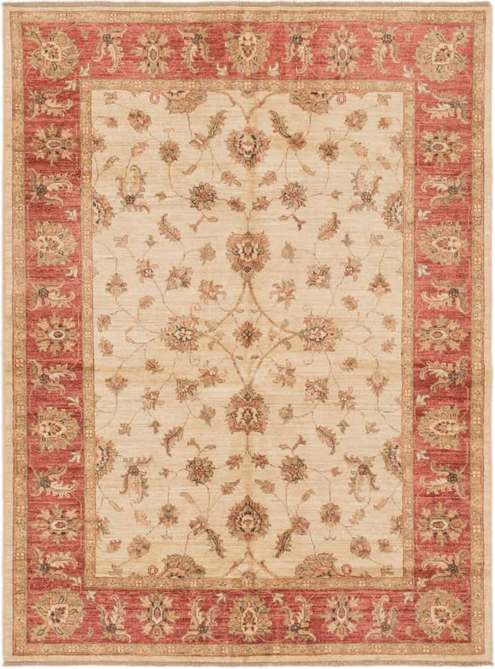 5' x 6' 7 Hand Knotted Peshawar Ziegler Rug