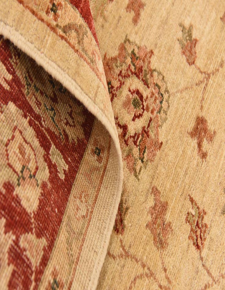 Detail image of 5' 2 x 6' 4  Hand Knotted Peshawar Ziegler Rug